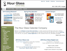 Tablet Screenshot of hourglasscalendars.com